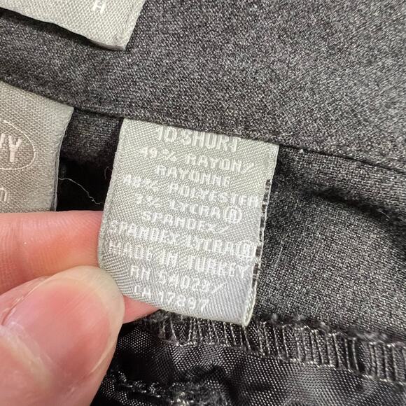 Old Navy Womens Dress Pants Straight Leg Stretch Career Solid Gray Size 10 Short - Picture 8 of 8